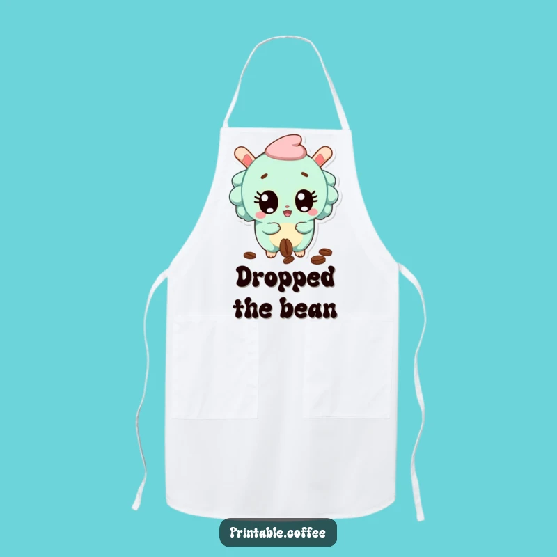 Funny Churro Bean Drop Apron: Cook with Surprise, Perfect Kitchen Gift