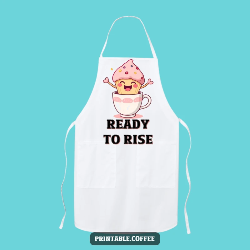 Funny Muffin Burst Apron: Cook with Joy, Perfect Kitchen Funny Gift