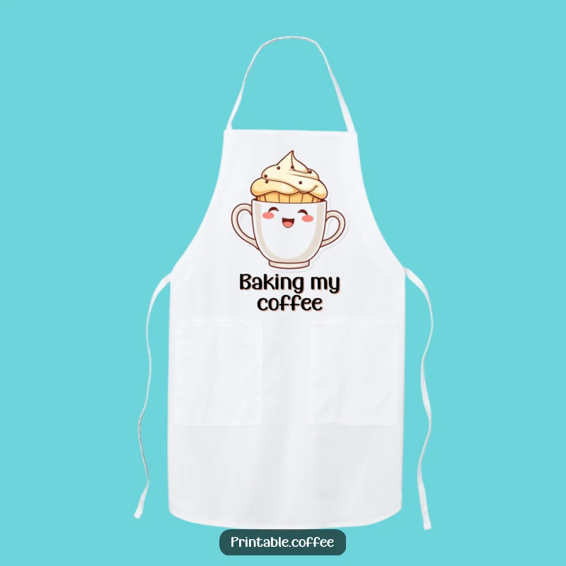 Funny Muffin Coffee Apron: Kitchen Fun for Coffee Lovers Gift
