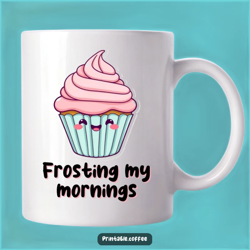 Funny Cupcake Wiggle Mug: Happy Frosting Treat, Perfect Funny Gift for Sweet Tooths