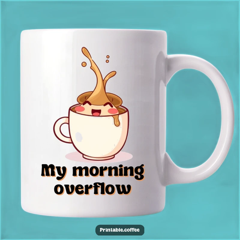Funny Coffee Cup Spill Mug: A Hilarious Gift for Coffee Lovers