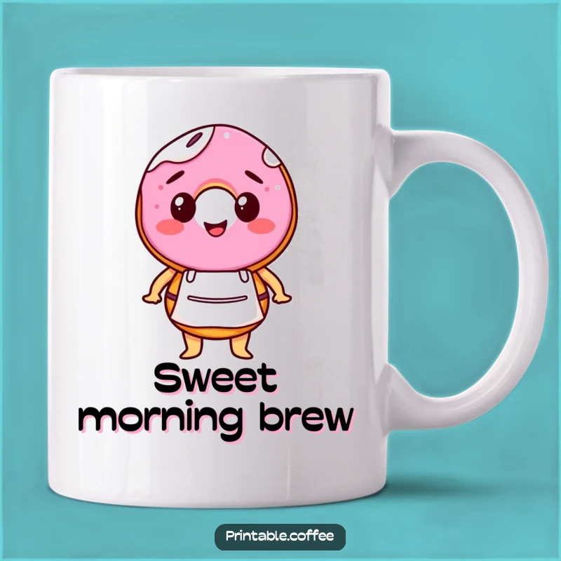 Funny Barista Donut Mug: A Sweet Treat for Coffee Lovers