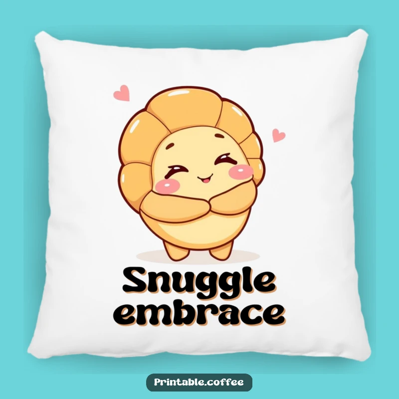 Funny Hugging Croissant Pillow for Warm and Cozy Comfort