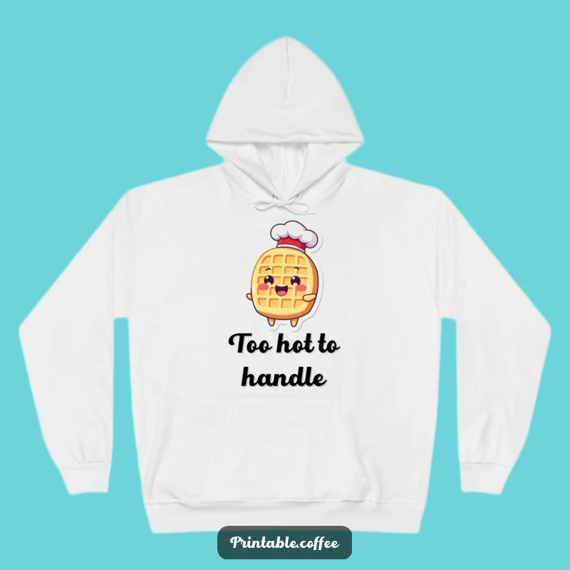 Cozy Funny Waffle Chef Hat Hoodie: Delightful Warmth and Humor