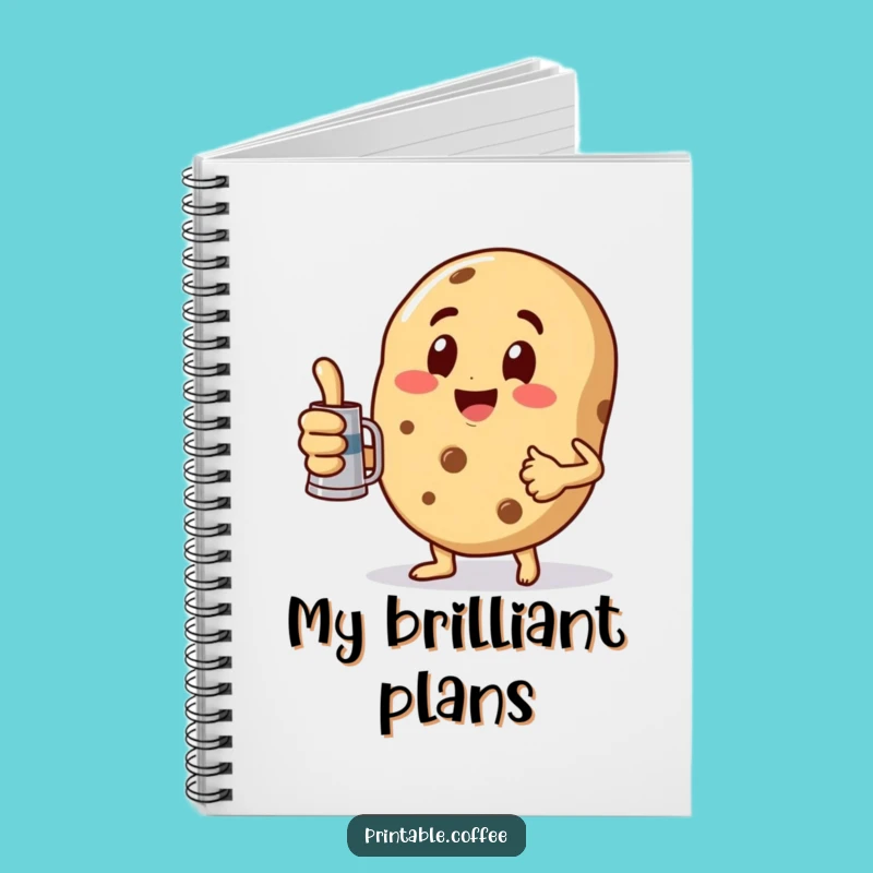 Funny Cookie Thumbs Up Notebook: Jot Ideas with Positivity, Perfect Gift