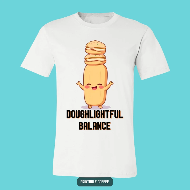 Funny Baguette Pastry Stack T-Shirt A Hilarious Baker’s Gift For Bread Lovers