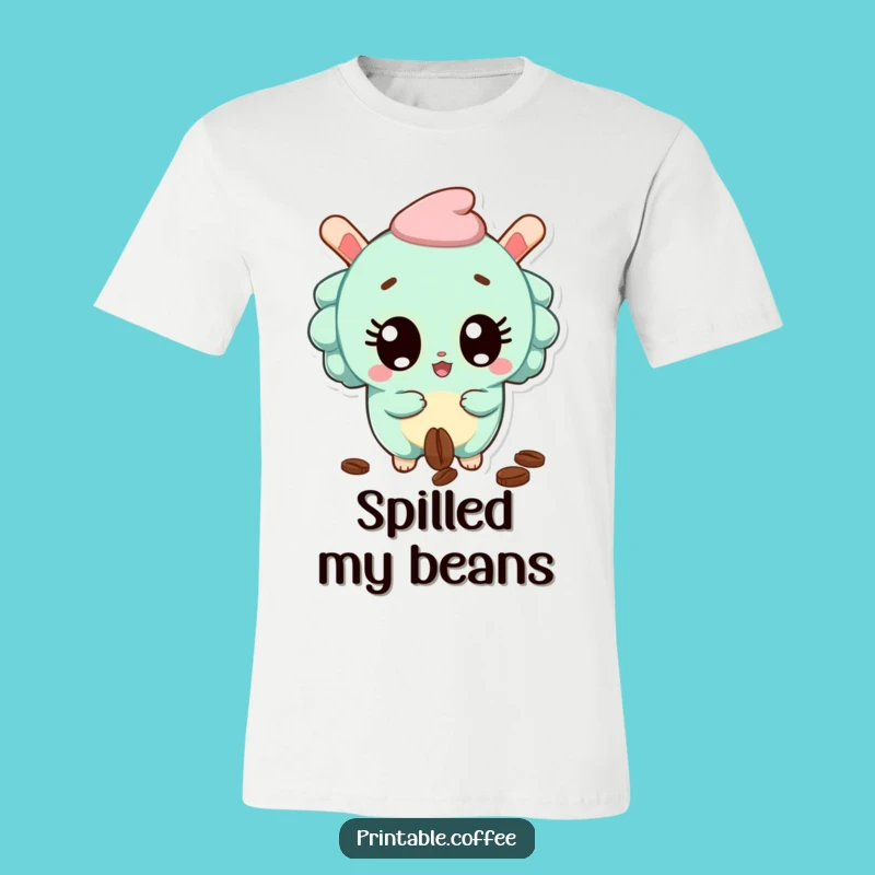 Funny Churro Bean Drop T-Shirt: Express Your Surprise, Humorous Gift Idea