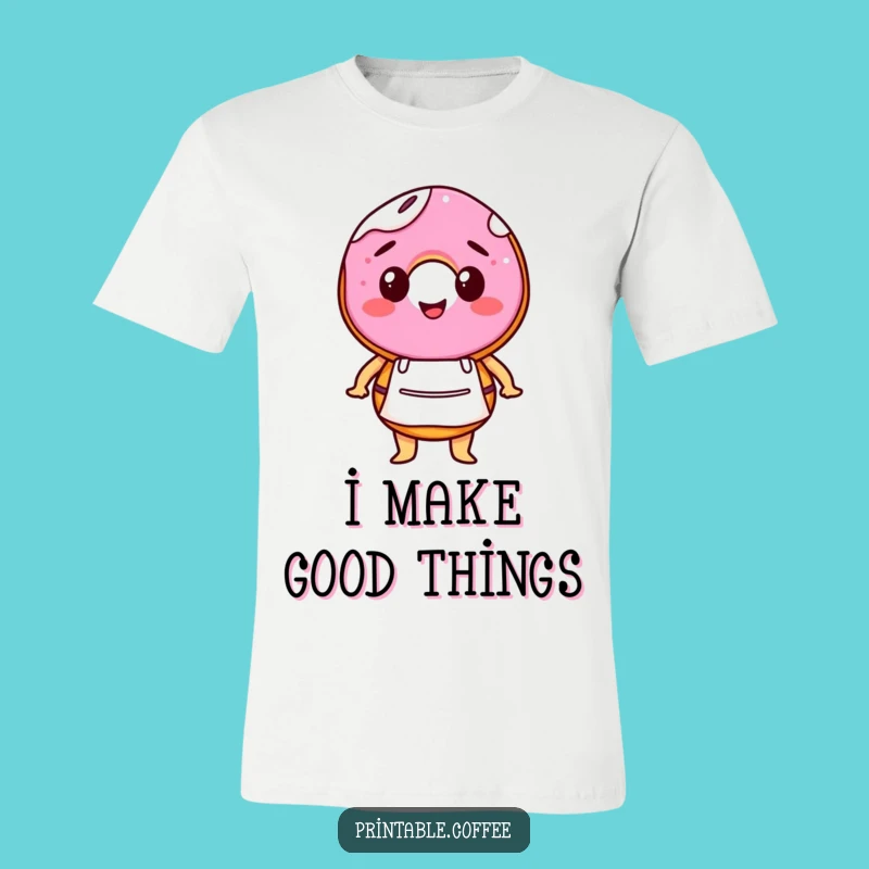 Funny Barista Donut T-Shirt: Wear Your Sweet Service